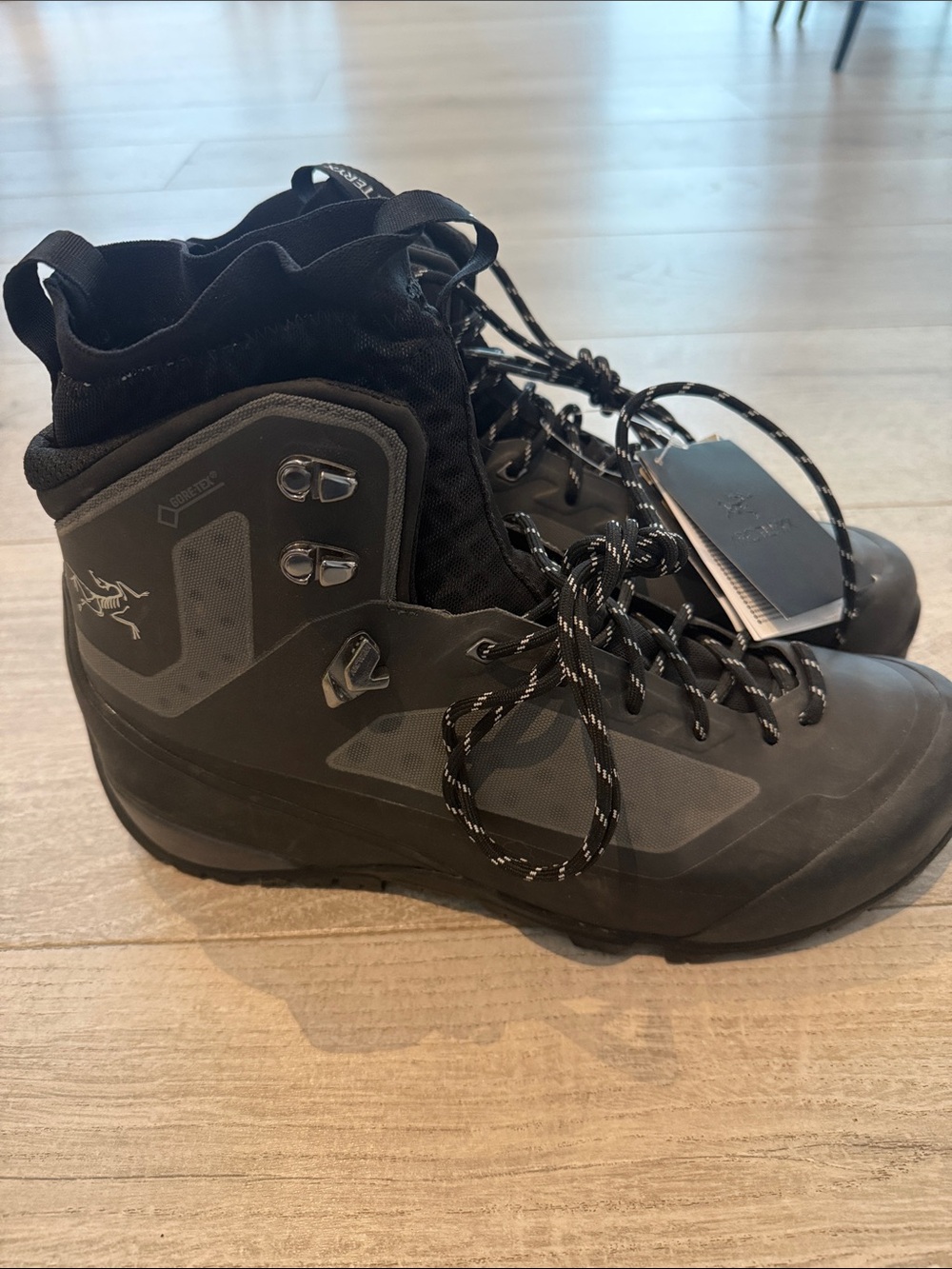 Arc'teryx Men's Black/Grey Technical Mountaineering Boots